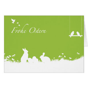 Grußkarte: Frohe Ostern