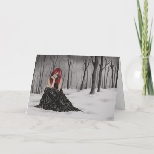 Grußkarte "Frozen Hearts" Karte (Vorderseite)