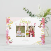 Grußkarte Frühjahr 2 Foto Feiertagskarte (Stehend Vorderseite)