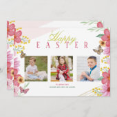 Grußkarte Frühjahr 3 Foto Feiertagskarte (Vorne/Hinten)