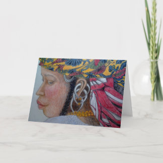 Grußkarte "Fulani Woman" Karte