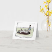 Grußkarte "Funny Horse" Karte (Gelbe Blume)