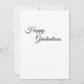 Grußkarte für Abschluss Dankeskarte (Rückseite)