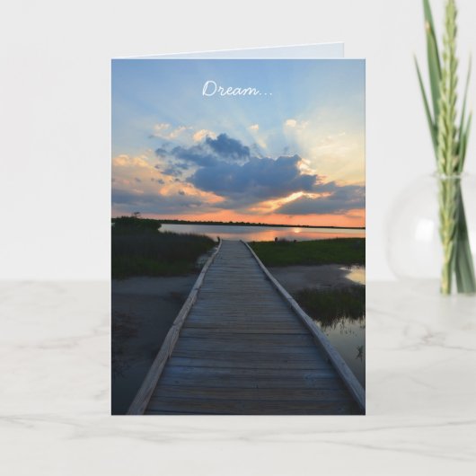 Grußkarte für Abschluss — Dream Graduate Karte (Vorderseite)