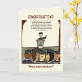 Grußkarte für Absolventen Karte (Gelbe Blume)