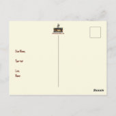 Grußkarte für Absolventen Postkarte (Rückseite)