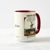 Grußkarte für Absolventen Tasse (VorderseiteRechts)