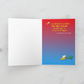 Grußkarte für afroamerikanische Geburtstage Karte (Innenseite)