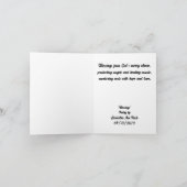 Grußkarte für Angel Poetry Karte (Innenseite)