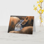 Grußkarte für Bergwasser Karte (Gelbe Blume)