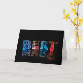 Grußkarte für Bert Karte (Gelbe Blume)
