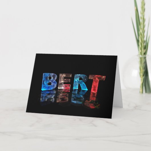 Grußkarte für Bert Karte (Vorderseite)