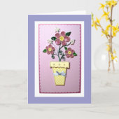 Grußkarte für Blume Karte (Gelbe Blume)