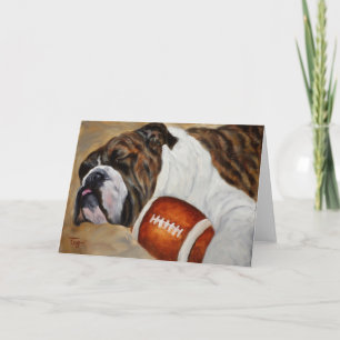 Grußkarte für Bulldog Karte