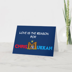 Grußkarte für Chrismukah Manager Feiertagskarte
