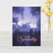 Grußkarte für christliches Beileid Karte (Gelbe Blume)