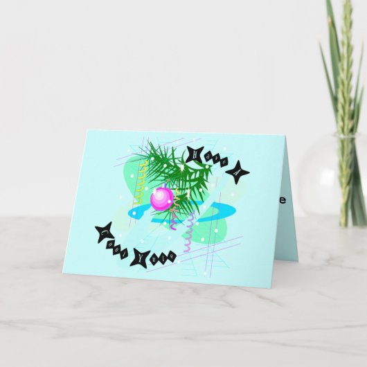 Grußkarte für cooles Weihnachten (Vorderseite)