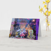 Grußkarte für Dancing Frogs Karte (Gelbe Blume)