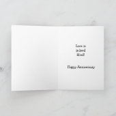 Grußkarte für das 51. Hochzeitstag Karte (Innenseite)