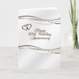 Grußkarte für das 60. Hochzeitstag Karte