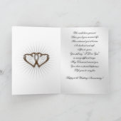 Grußkarte für das 60. Hochzeitstag Karte (Innenseite)