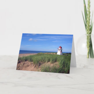 Grußkarte für das Beach Lighthouse Karte