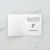 Grußkarte für das benutzerdefinierte AI-Foto | Per Dankeskarte (Innenseite)