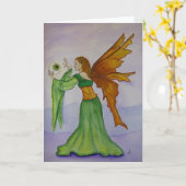 Grußkarte für das dritte Auge Karte (Gelbe Blume)