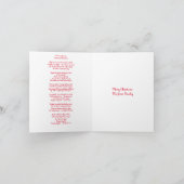 Grußkarte für das Ferienhaus Dankeskarte (Innenseite)