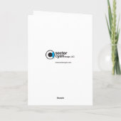 Grußkarte für das fertige Objekt (UFO) für Quilter Karte (Rückseite)