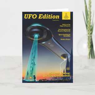 Grußkarte für das fertige Objekt (UFO) für Quilter Karte