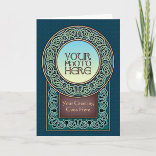 Grußkarte für das Foto Knüpfarbeit Karte