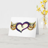 Grußkarte für das geistige Herz Karte (Gelbe Blume)