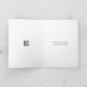 Grußkarte für das graue Eichhörnchen Dankeskarte (Innenseite)