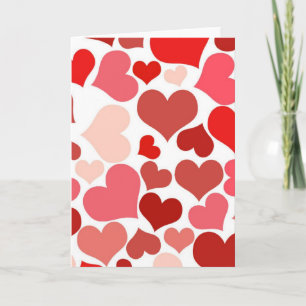 Grußkarte für das Jahr des Herzens Karte