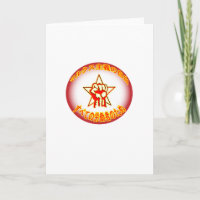 Grußkarte für das japanische Marxist Freedom Logo