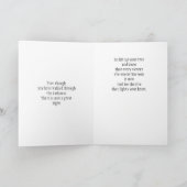 Grußkarte für das mutige Herz Karte (Innenseite)