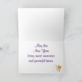 Grußkarte für das neue Jahr Feiertagskarte (Innenseite)