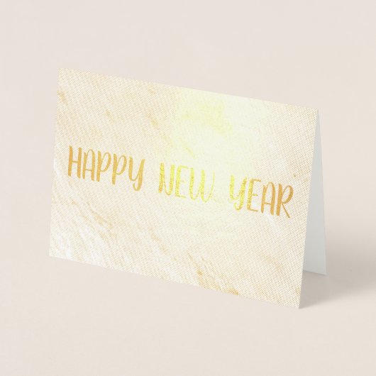 Grußkarte für das neue Jahr Folienkarte (Vorderseite)