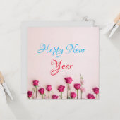 Grußkarte für das neue Jahr Karte (Vorderseite/Rückseite Beispiel)