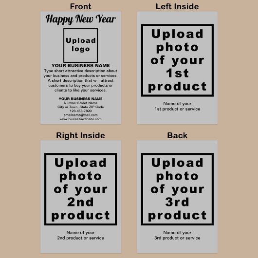 Grußkarte für das neue Jahr Karte