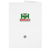 Grußkarte für das Programm zum Schutz der Funny Oa (Hinten)