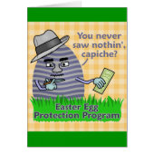 Grußkarte für das Programm zum Schutz der Funny Oa (Vorne)