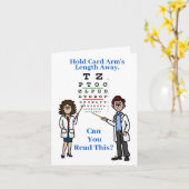 Grußkarte für den Augenuntersuchung Weltraumtag Karte (Gelbe Blume)