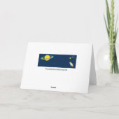 Grußkarte für den Außenraum Karte (Rückseite)