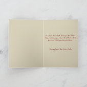 Grußkarte für den benutzerdefinierten Urlaub Feiertagskarte (Innenseite)