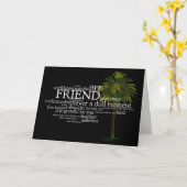 Grußkarte für den besten Freund Karte (Gelbe Blume)