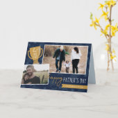 Grußkarte für den besten Vater Award Foto Karte (Gelbe Blume)