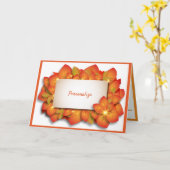 Grußkarte für den Erntedank von Holiday Karte (Gelbe Blume)