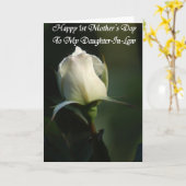 Grußkarte für den ersten Muttertag Karte (Gelbe Blume)